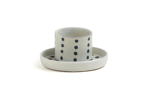 Open image in slideshow, Polka Dot Tea Cup Set
